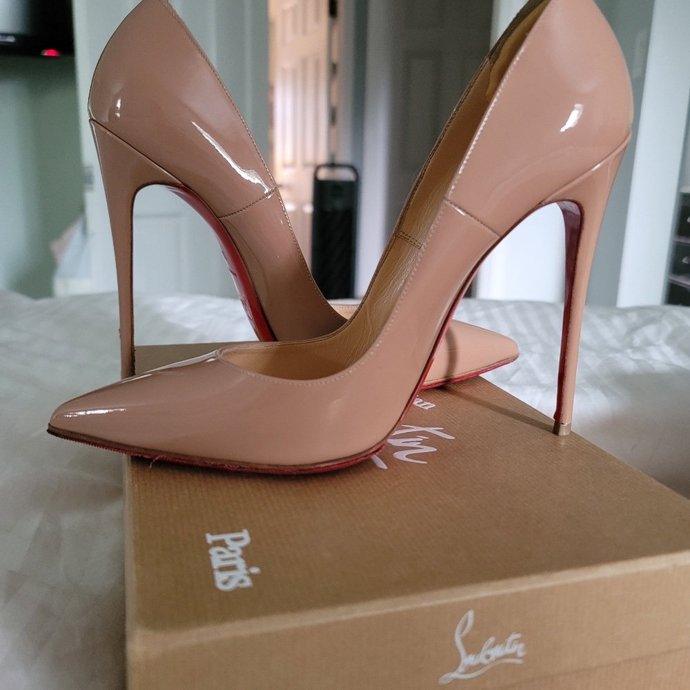 Christian Louboutin So Kate Nude 120mm